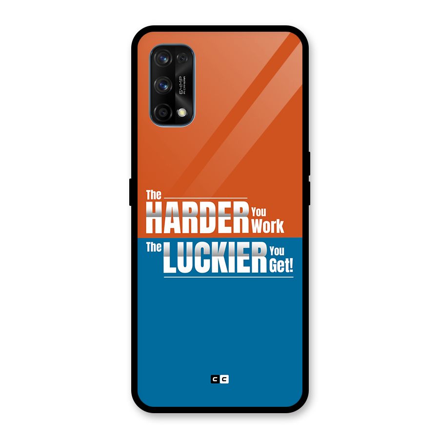 Hard Luck Glass Back Case for Realme 7 Pro