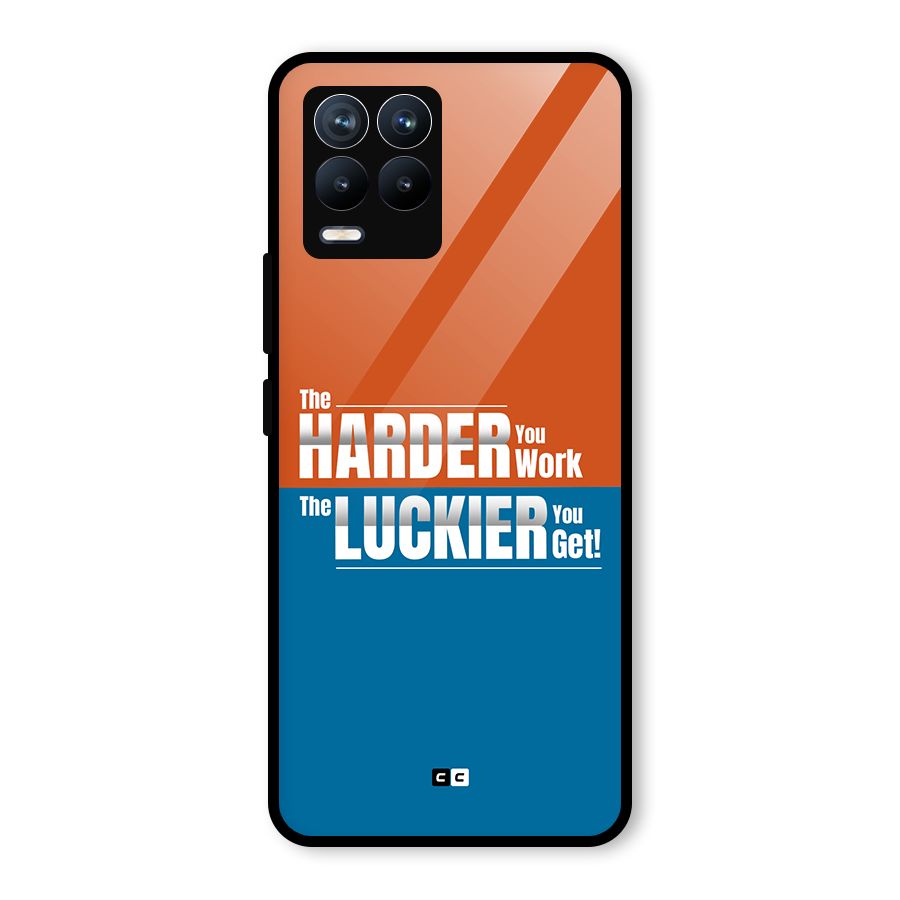 Hard Luck Glass Back Case for Realme 8