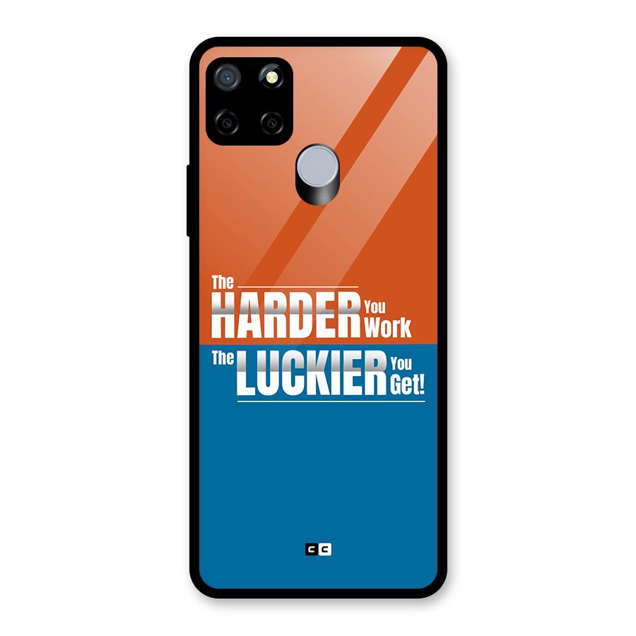 Hard Luck Glass Back Case for Realme C12