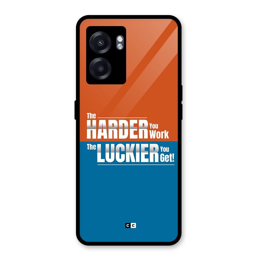 Hard Luck Glass Back Case for Realme Narzo 50 5G