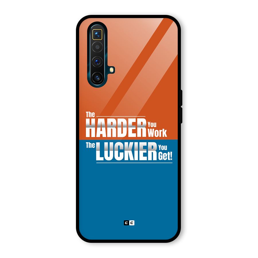 Hard Luck Glass Back Case for Realme X3 SuperZoom