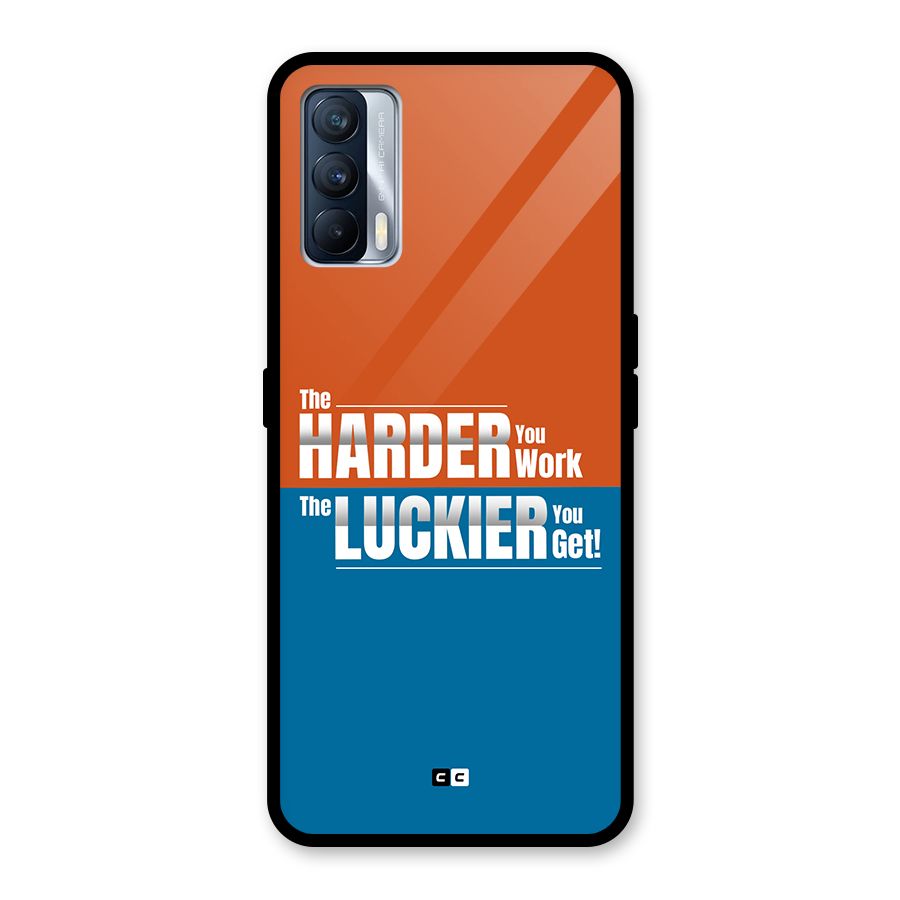 Hard Luck Glass Back Case for Realme X7