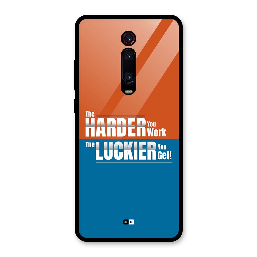 Hard Luck Glass Back Case for Redmi K20