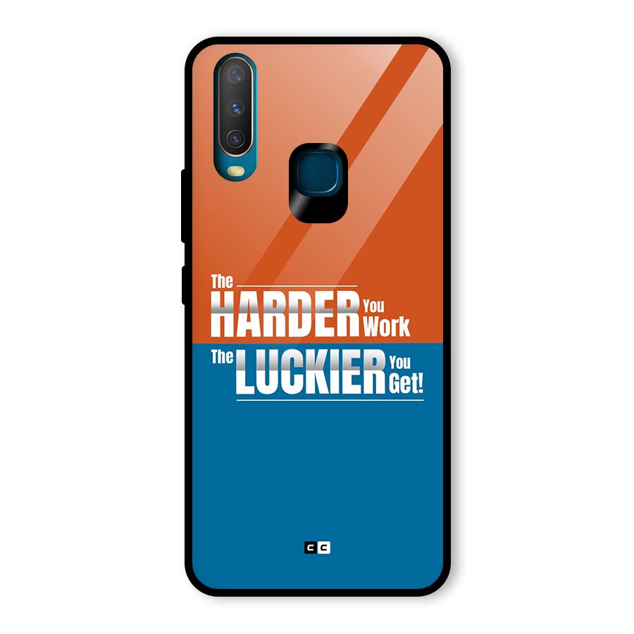 Hard Luck Glass Back Case for Vivo U10