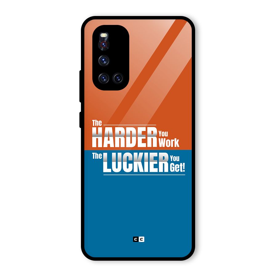 Hard Luck Glass Back Case for Vivo V19