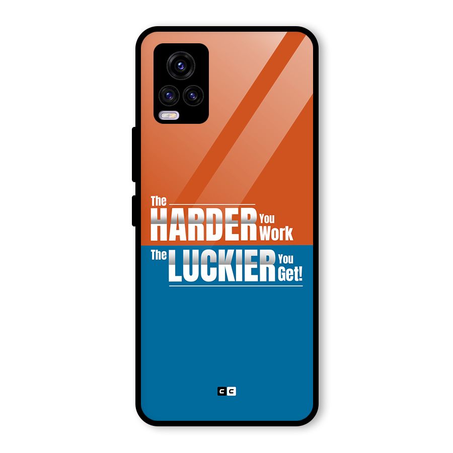 Hard Luck Glass Back Case for Vivo V20