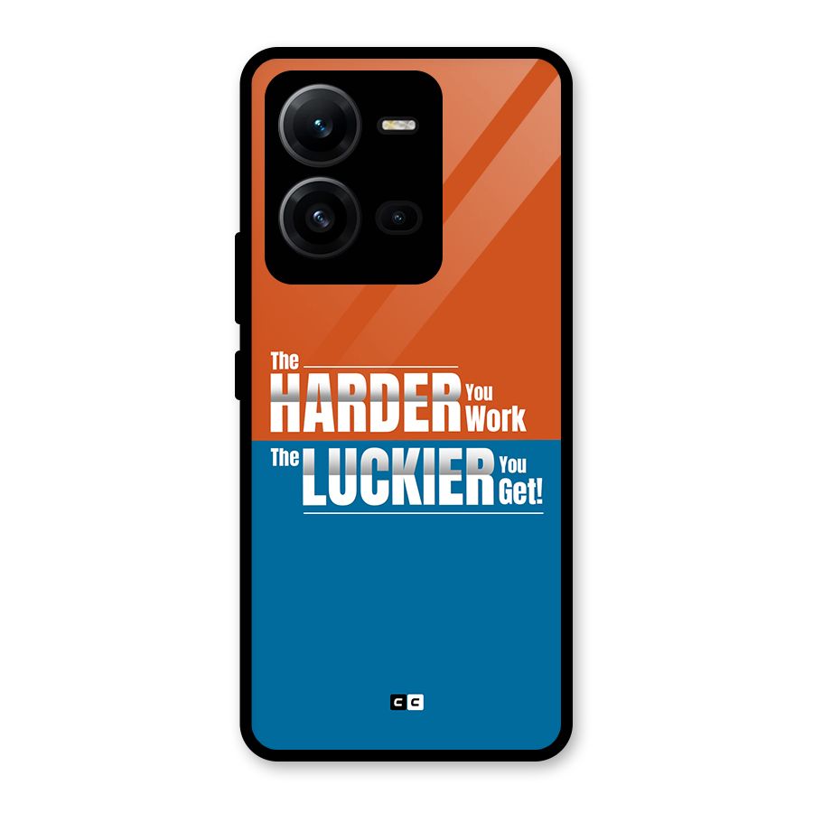 Hard Luck Glass Back Case for Vivo V25