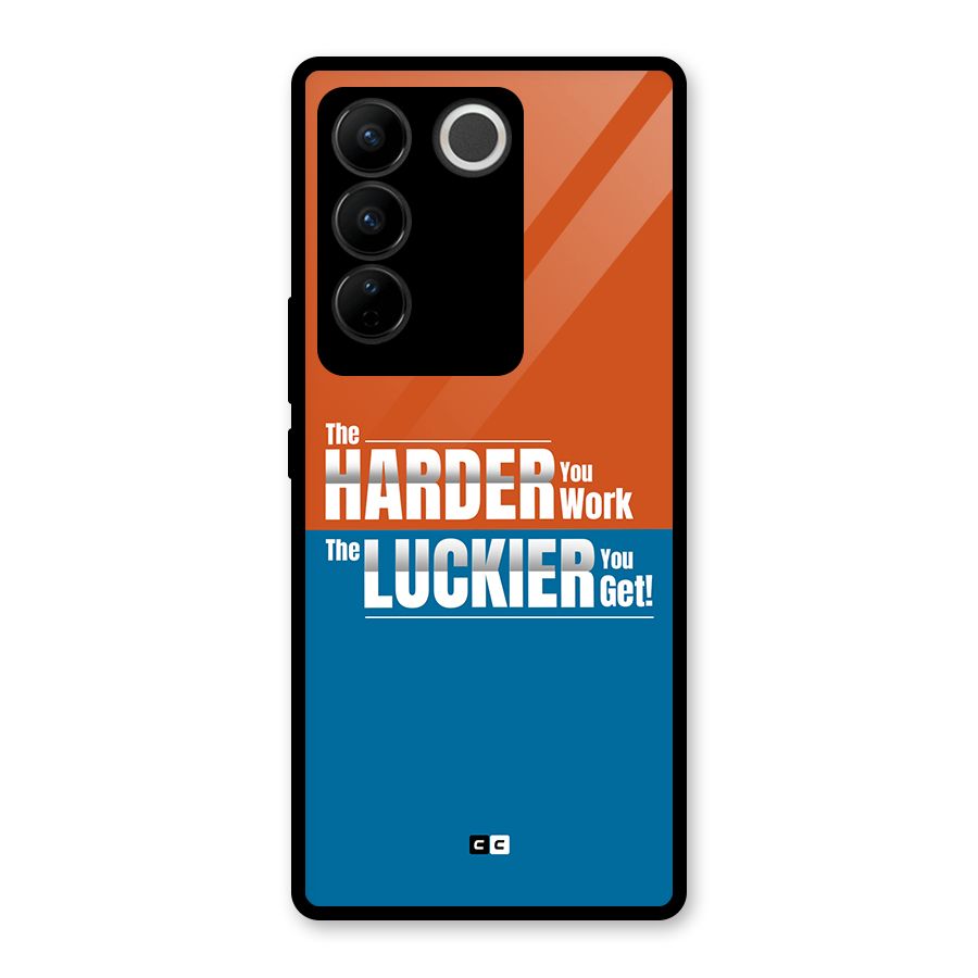 Hard Luck Glass Back Case for Vivo V27