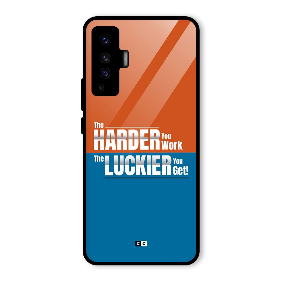 Hard Luck Glass Back Case for Vivo X50