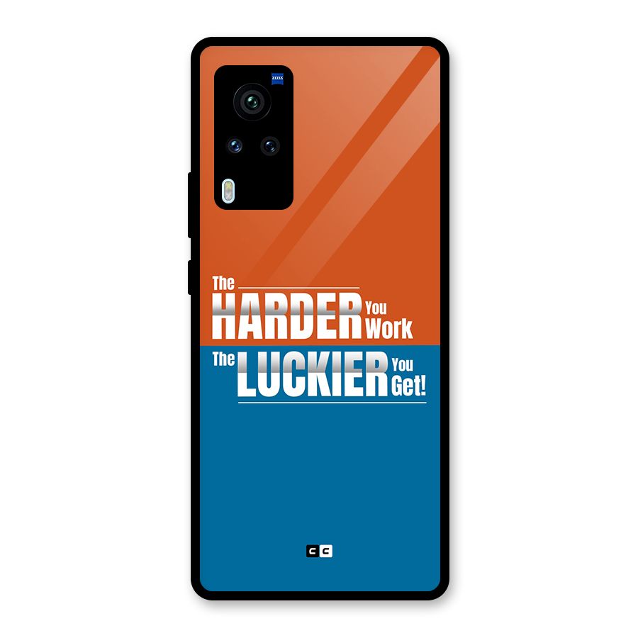 Hard Luck Glass Back Case for Vivo X60 Pro