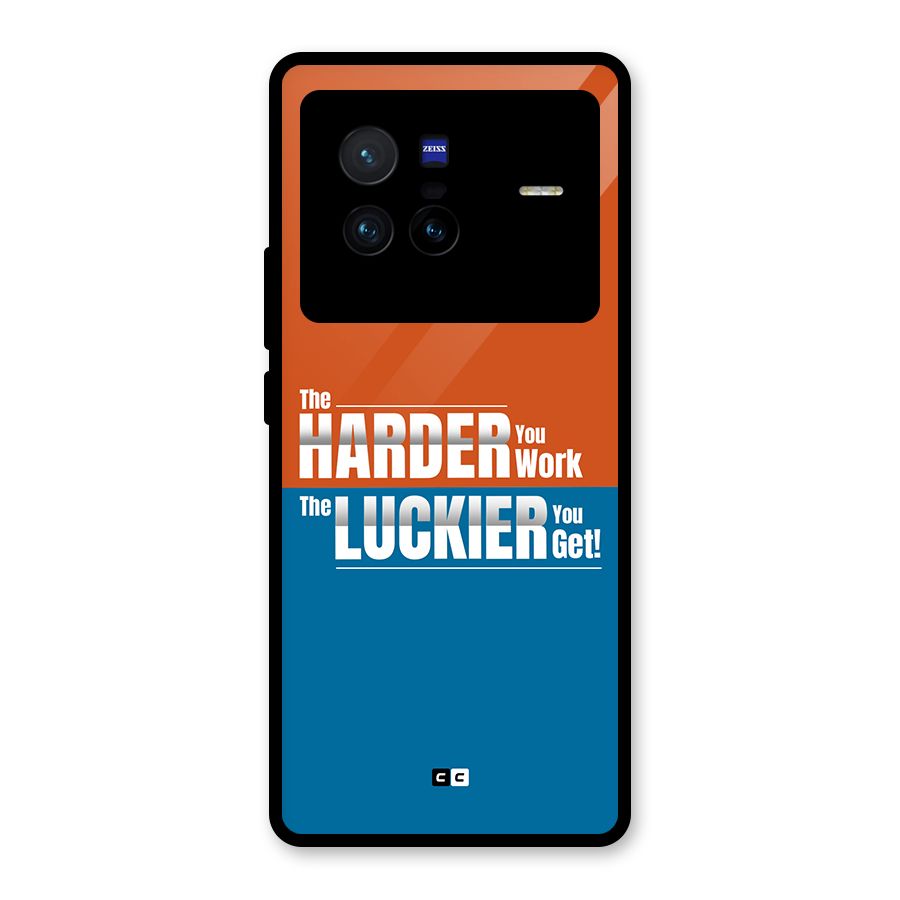 Hard Luck Glass Back Case for Vivo X80
