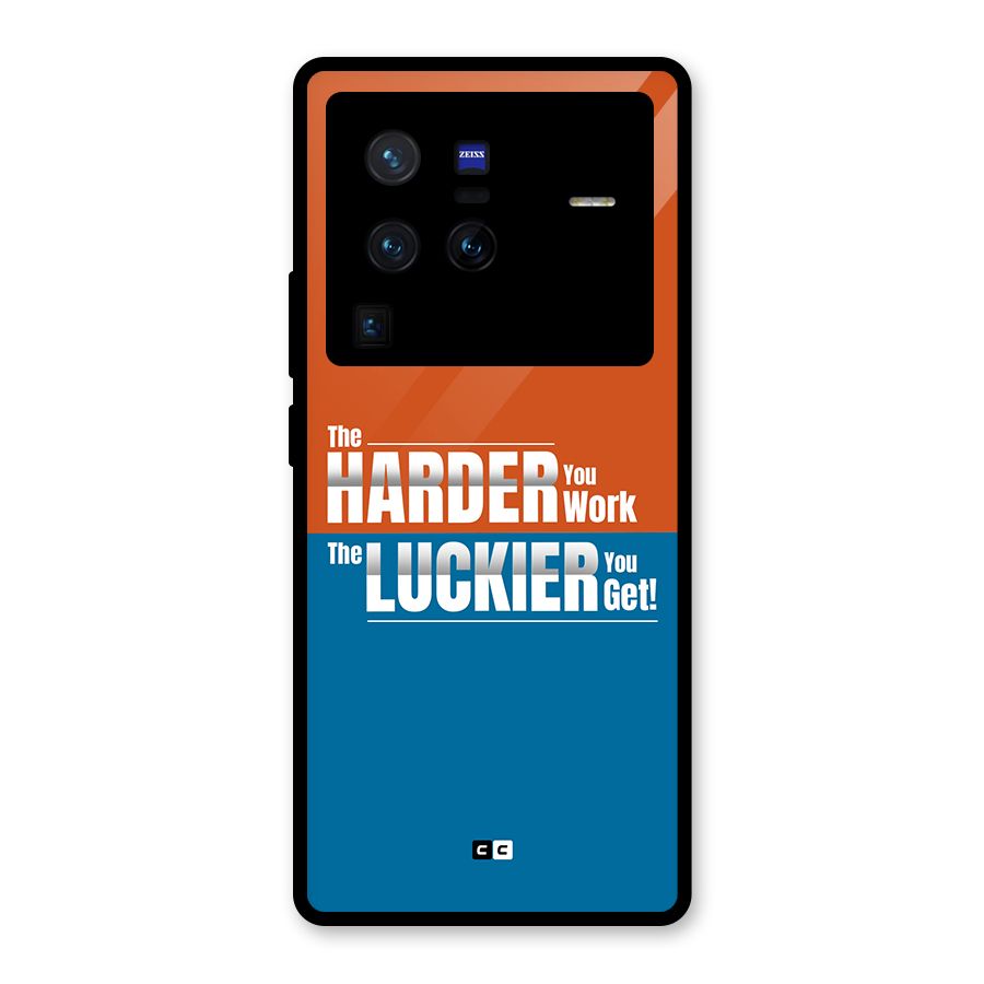 Hard Luck Glass Back Case for Vivo X80 Pro