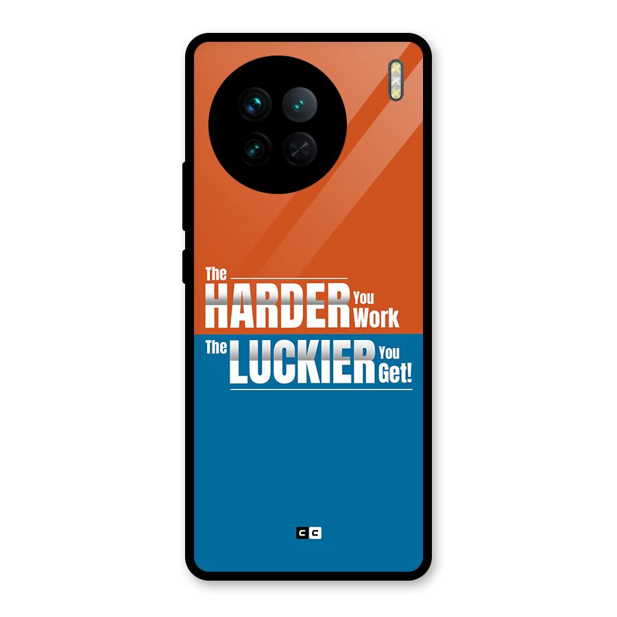 Hard Luck Glass Back Case for Vivo X90