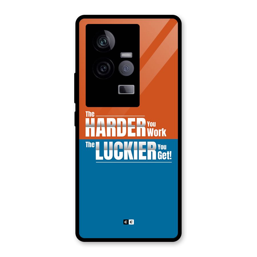Hard Luck Glass Back Case for Vivo iQOO 11 5G