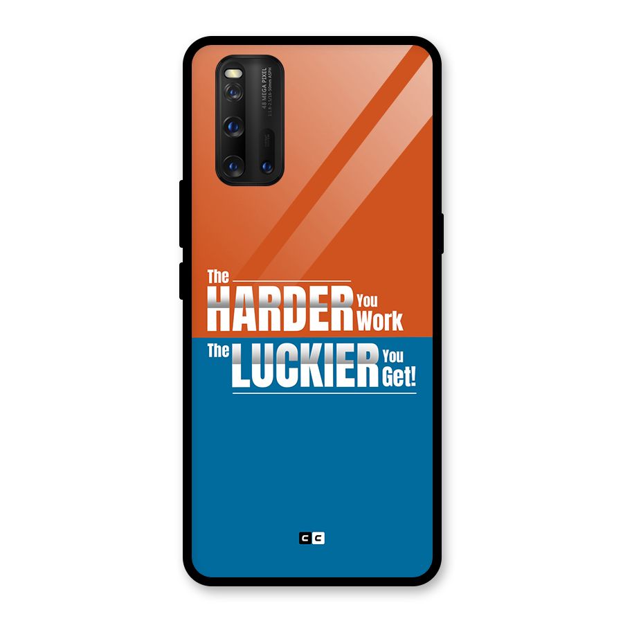 Hard Luck Glass Back Case for Vivo iQOO 3