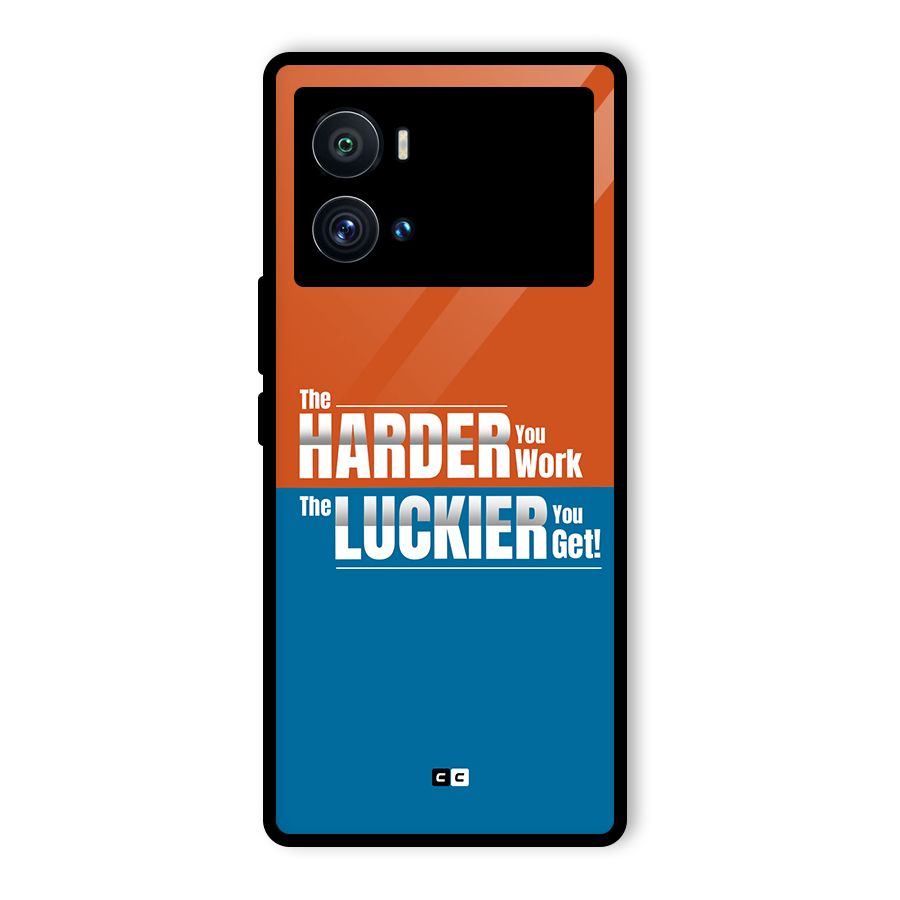 Hard Luck Glass Back Case for Vivo iQOO 9 Pro