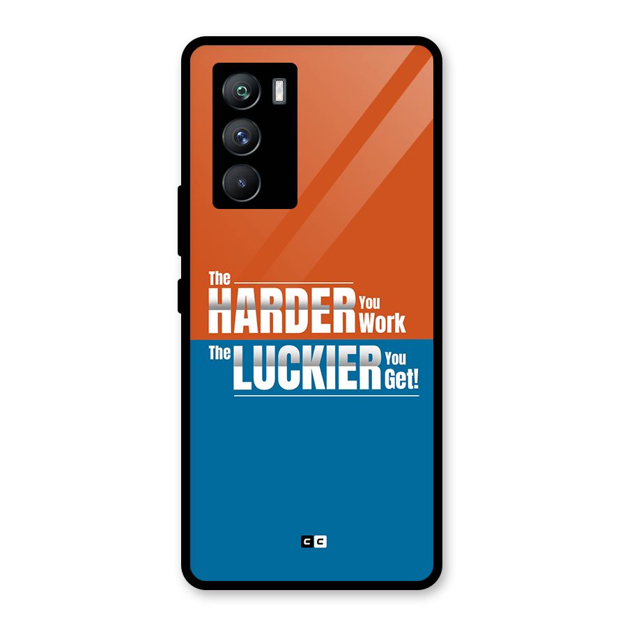 Hard Luck Glass Back Case for Vivo iQOO 9 SE