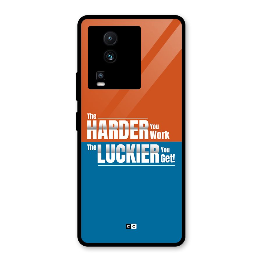 Hard Luck Glass Back Case for Vivo iQOO Neo 7 Pro