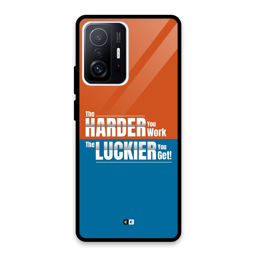 Hard Luck Glass Back Case for Xiaomi 11T Pro