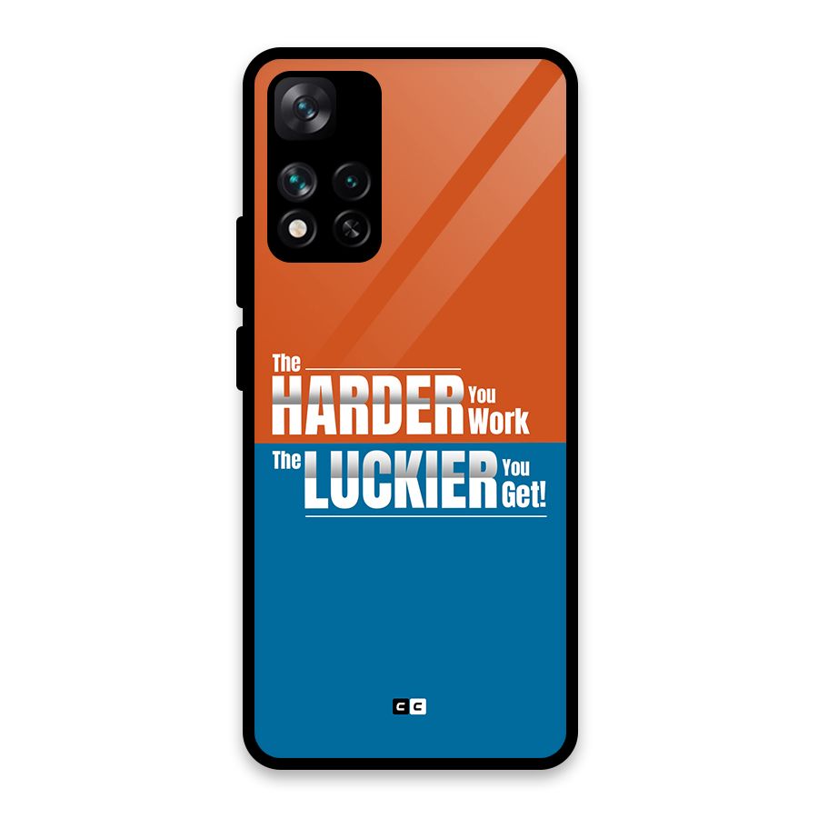 Hard Luck Glass Back Case for Xiaomi 11i 5G