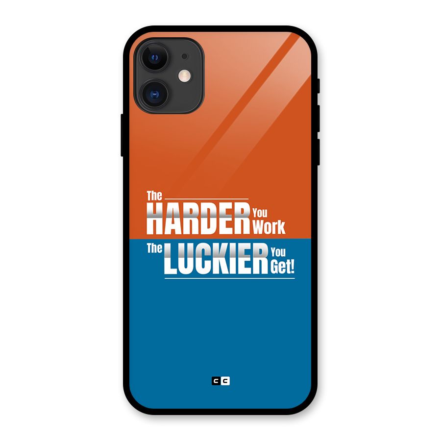 Hard Luck Glass Back Case for iPhone 11