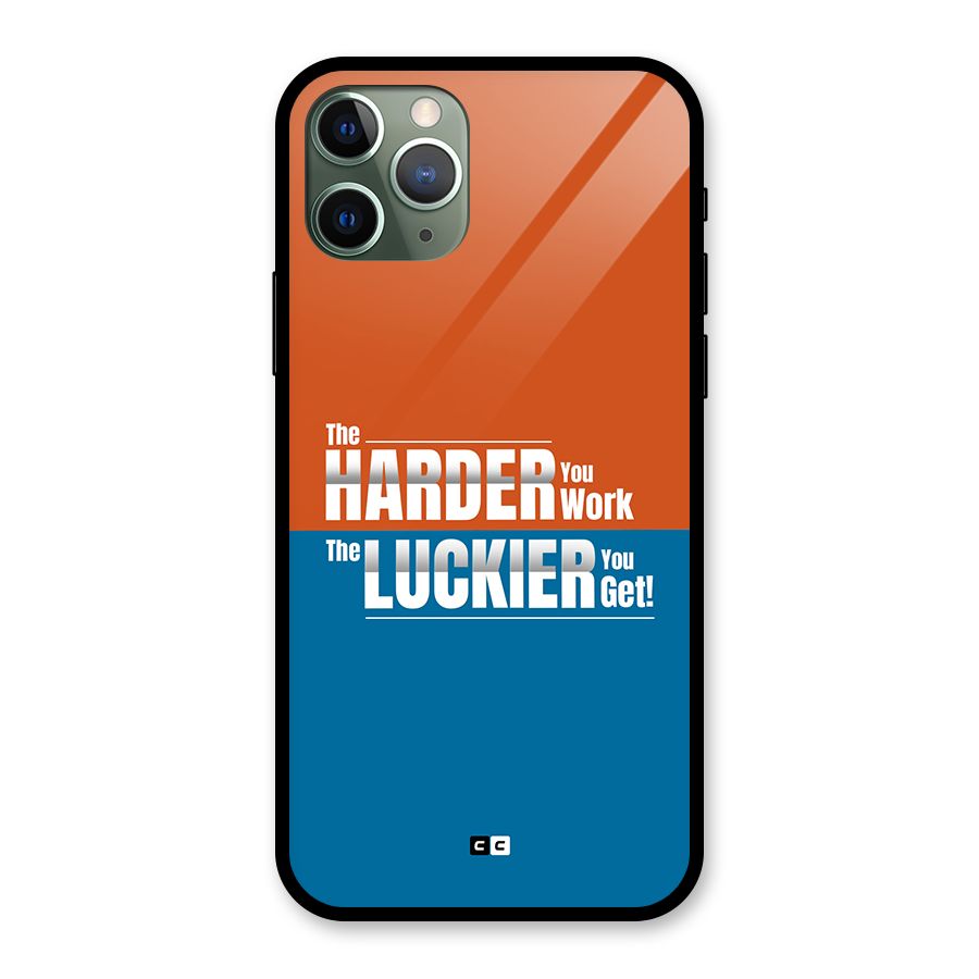 Hard Luck Glass Back Case for iPhone 11 Pro