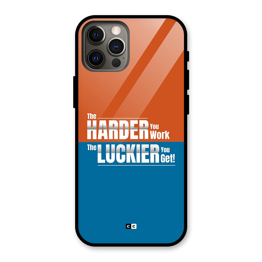 Hard Luck Glass Back Case for iPhone 12 Pro