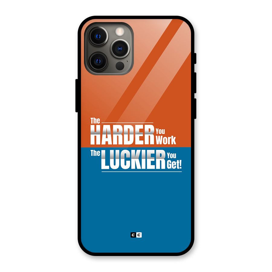 Hard Luck Glass Back Case for iPhone 12 Pro Max