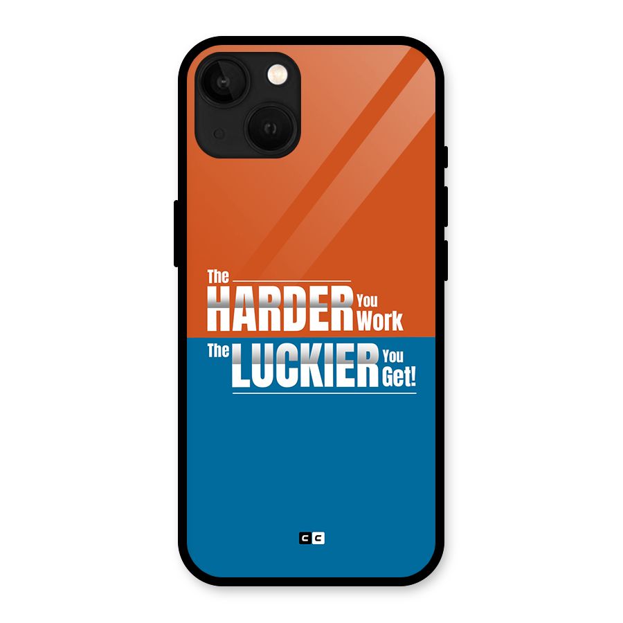 Hard Luck Glass Back Case for iPhone 13
