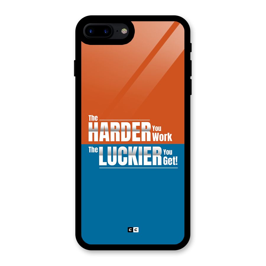 Hard Luck Glass Back Case for iPhone 8 Plus