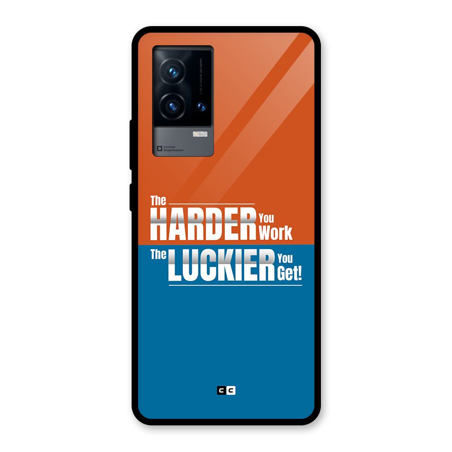 Hard Luck Glass Back Case for iQOO 9 5G