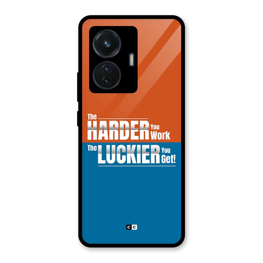 Hard Luck Glass Back Case for iQOO Z6 44W