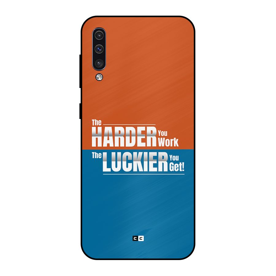 Hard Luck Metal Back Case for Galaxy A30s