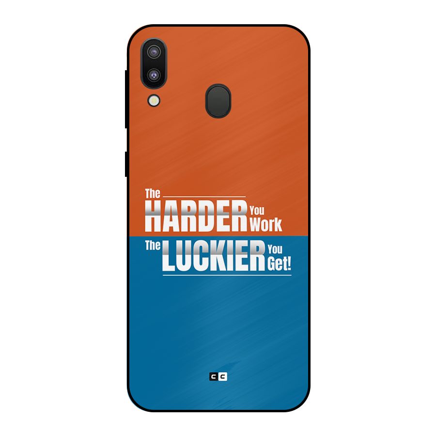 Hard Luck Metal Back Case for Galaxy M20