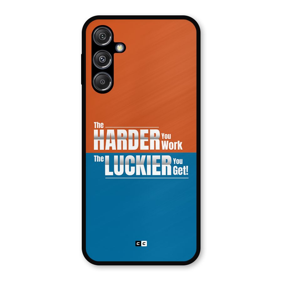 Hard Luck Metal Back Case for Galaxy M34 5G