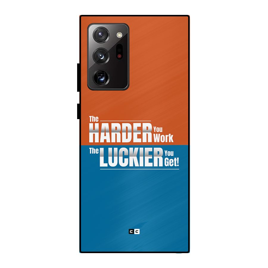 Hard Luck Metal Back Case for Galaxy Note 20 Ultra 5G