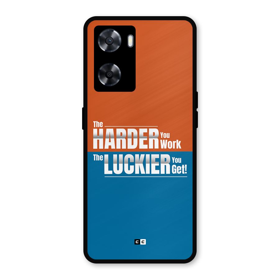 Hard Luck Metal Back Case for OnePlus Nord N20 SE