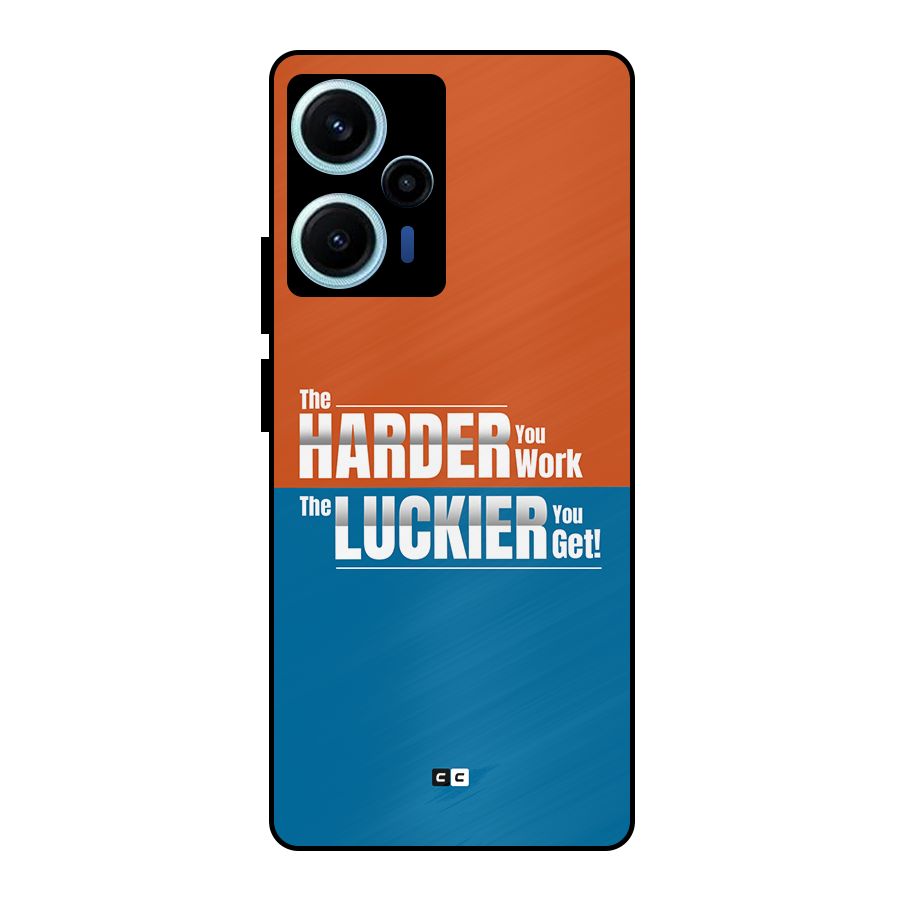 Hard Luck Metal Back Case for Poco F5
