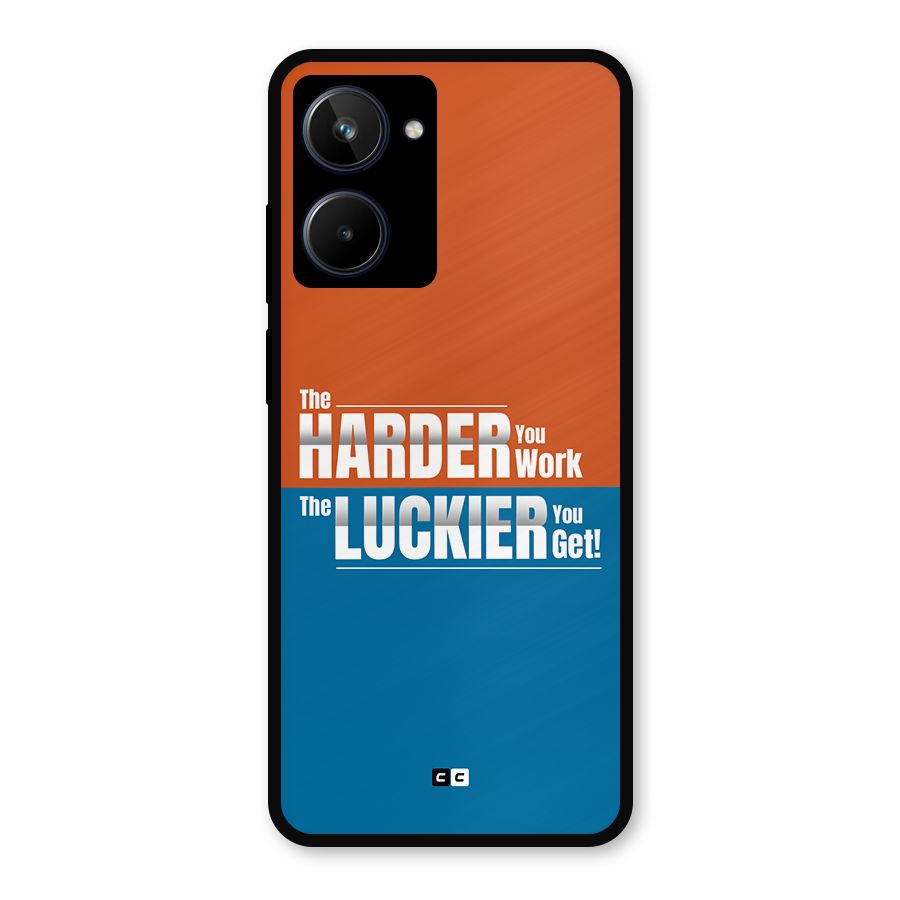 Hard Luck Metal Back Case for Realme 10