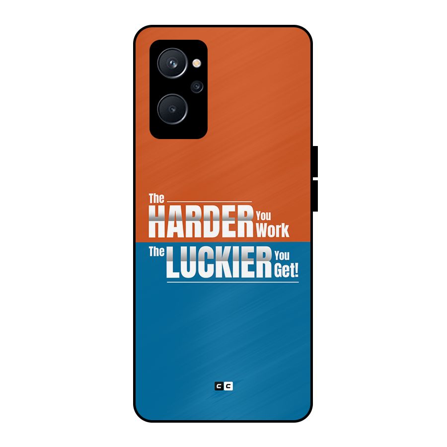 Hard Luck Metal Back Case for Realme 9i 5G