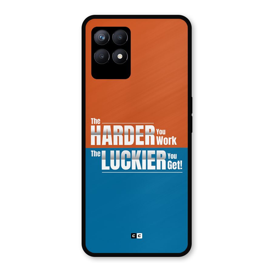 Hard Luck Metal Back Case for Realme Narzo 50