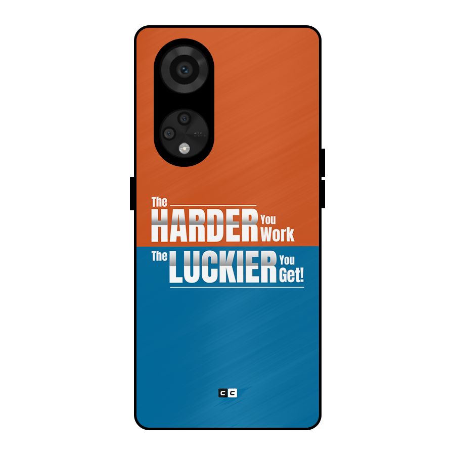 Hard Luck Metal Back Case for Reno8 T 5G