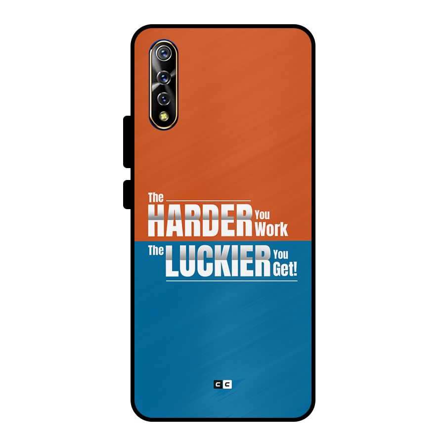 Hard Luck Metal Back Case for Vivo S1