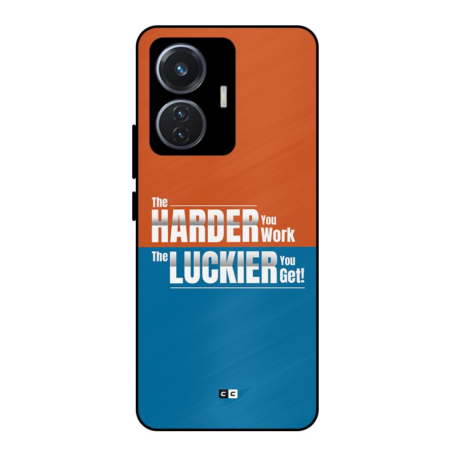 Hard Luck Metal Back Case for Vivo T1 44W