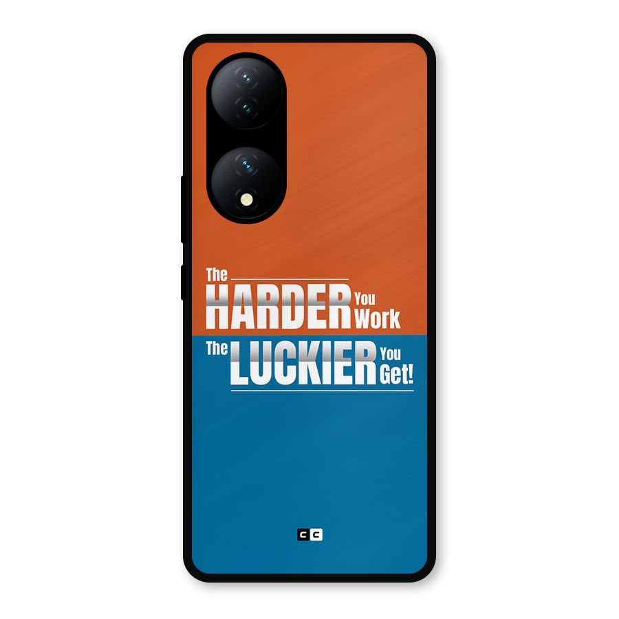 Hard Luck Metal Back Case for Vivo T2