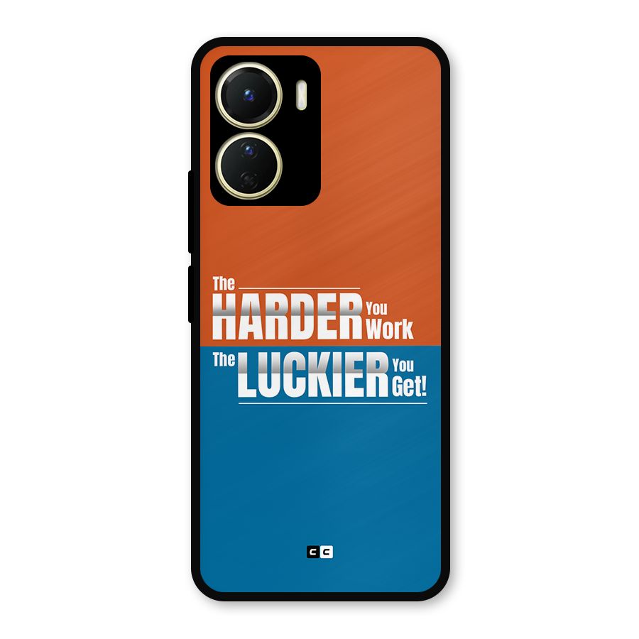 Hard Luck Metal Back Case for Vivo T2x