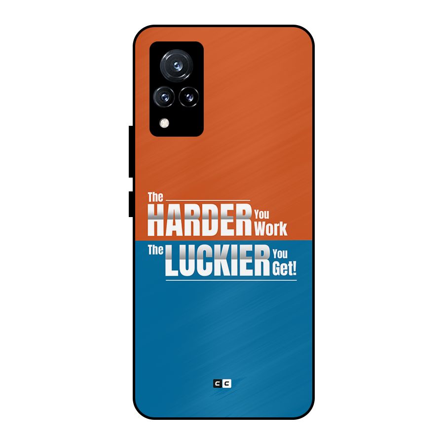 Hard Luck Metal Back Case for Vivo V21 5G