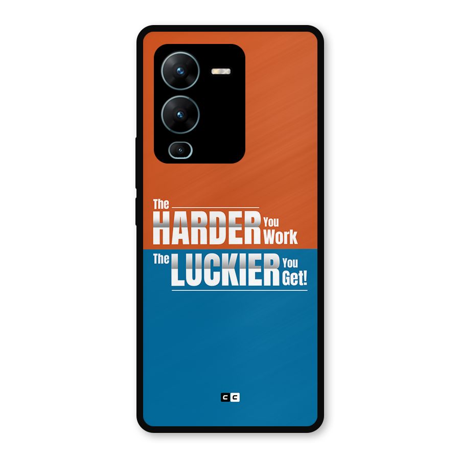 Hard Luck Metal Back Case for Vivo V25 Pro