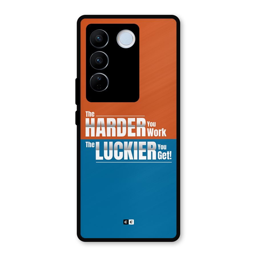Hard Luck Metal Back Case for Vivo V27