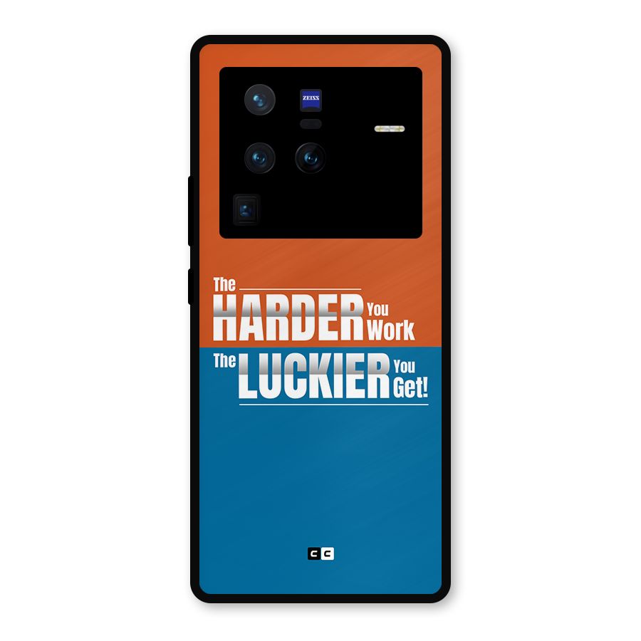 Hard Luck Metal Back Case for Vivo X80 Pro